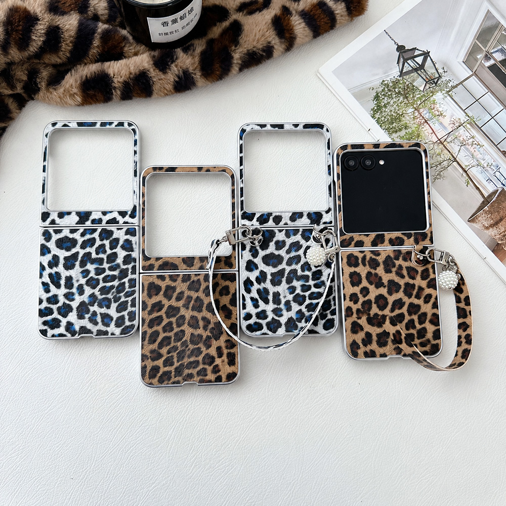 Pendant Light Shade - Funda plegable con estampado de leopardo