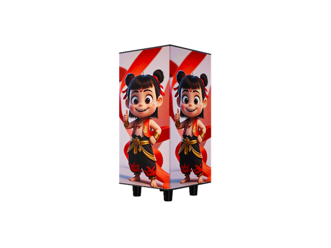 Restaurant Lighting Decoration - Signgic-Mini columna de 4 caras, caja