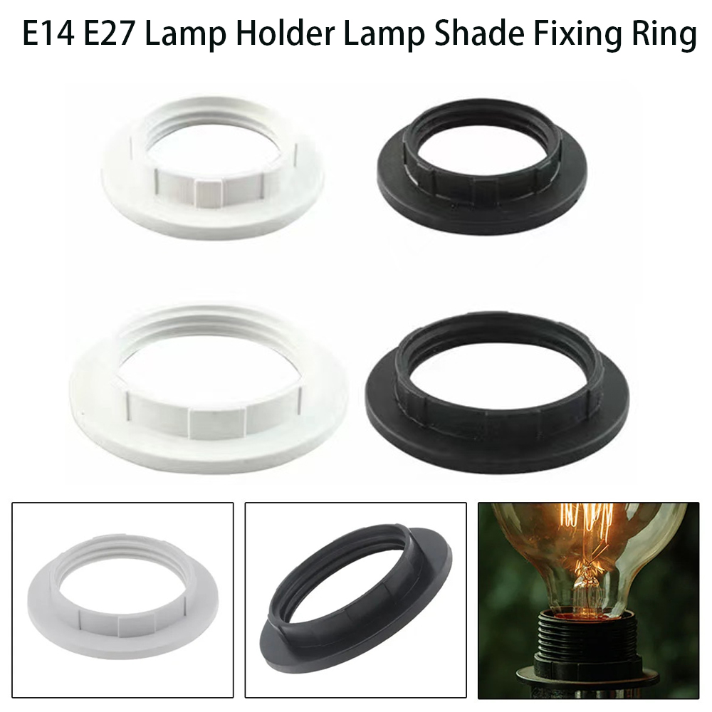 Pendant Light Shade - Portalámparas de plástico E14/E27, anillo de