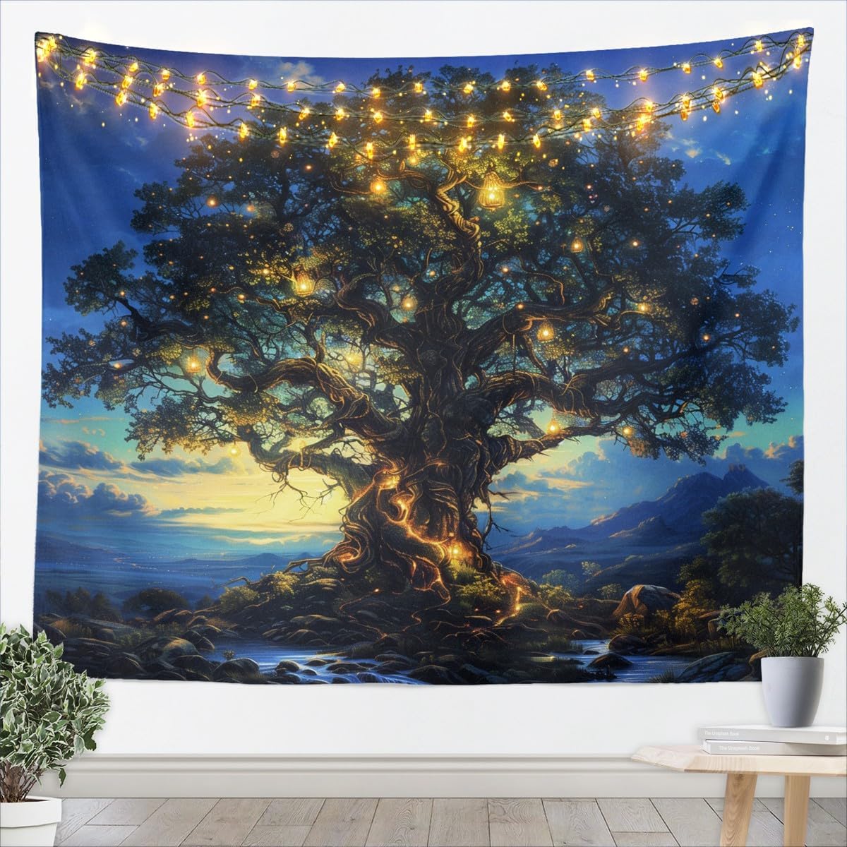Wall Decor Lighting Tree - Tapiz de Pared con Diseño de