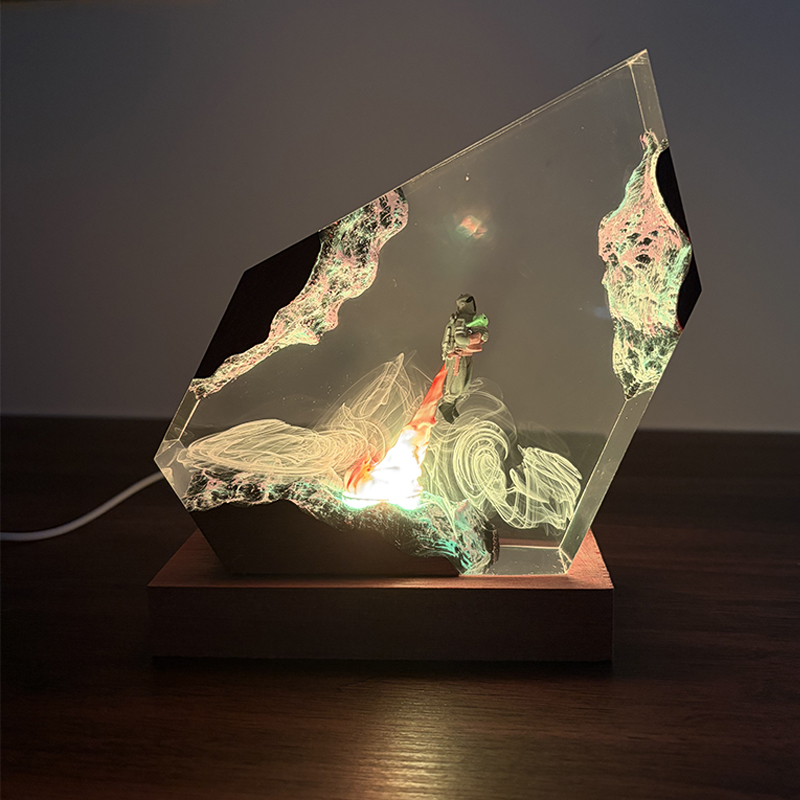 Lighting Decoration For Wedding - Lámpara de Mesa de Resina con