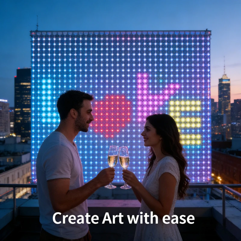 Fairy Light Curtain - Cortina Inteligente de 400 LED con