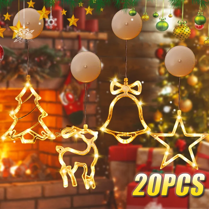 Wall Decor Lighting Tree - 1-20 piezas luces LED navideñas con