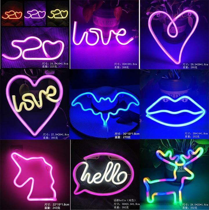 Pendant Lighting Christmas Decor - Letrero de Neón LED Personalizado con