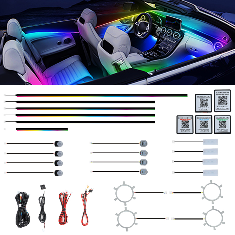 Ambient Led Strip - Iluminación Ambiental Personalizada de Fácil Instalación,