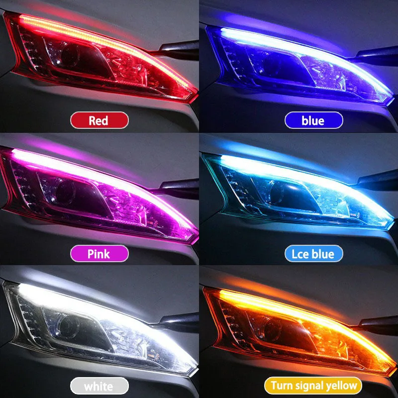 2 uds coche DRL Flexible imper - Ambient Led Strip reseña y precio