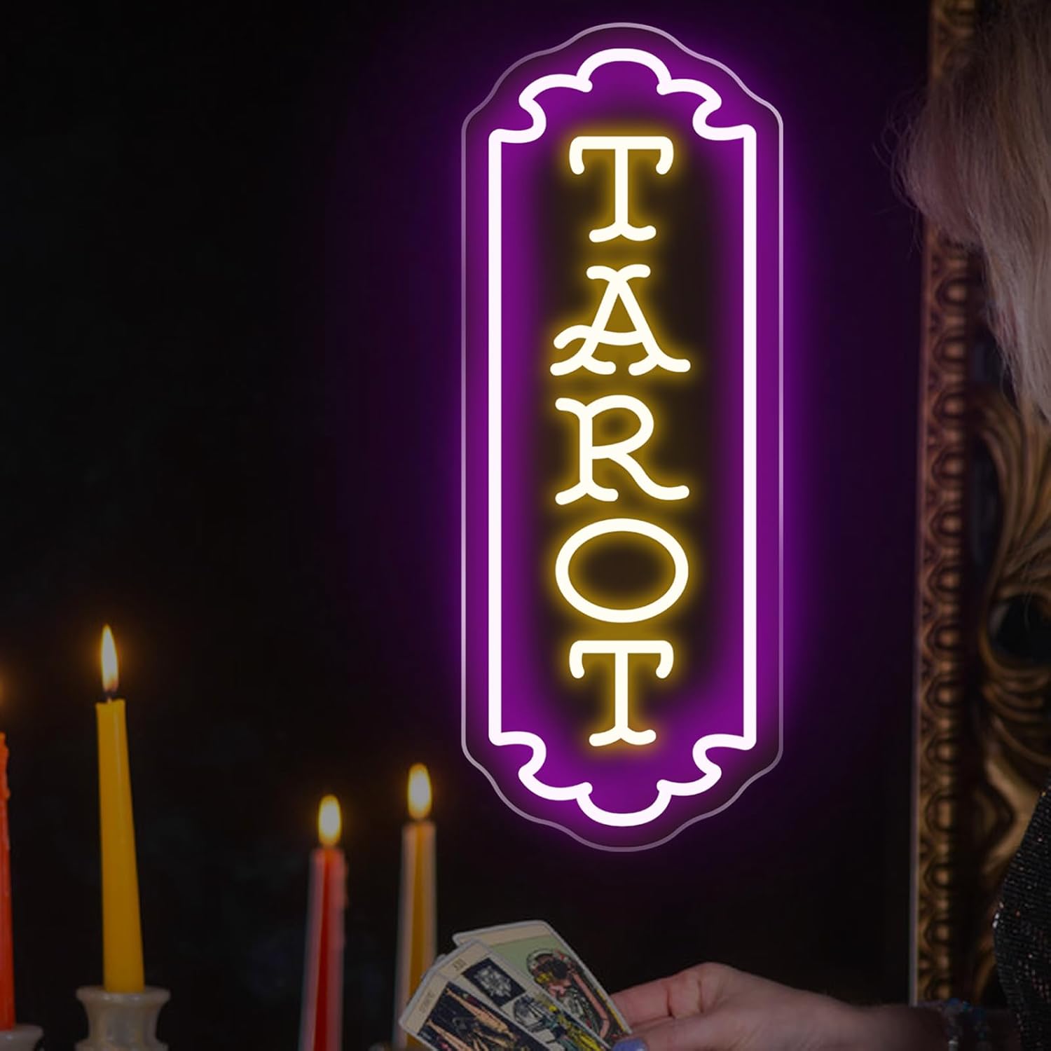 Letrero Luminoso de Tarot con  - Room Lighting Bedroom Decor reseña y precio