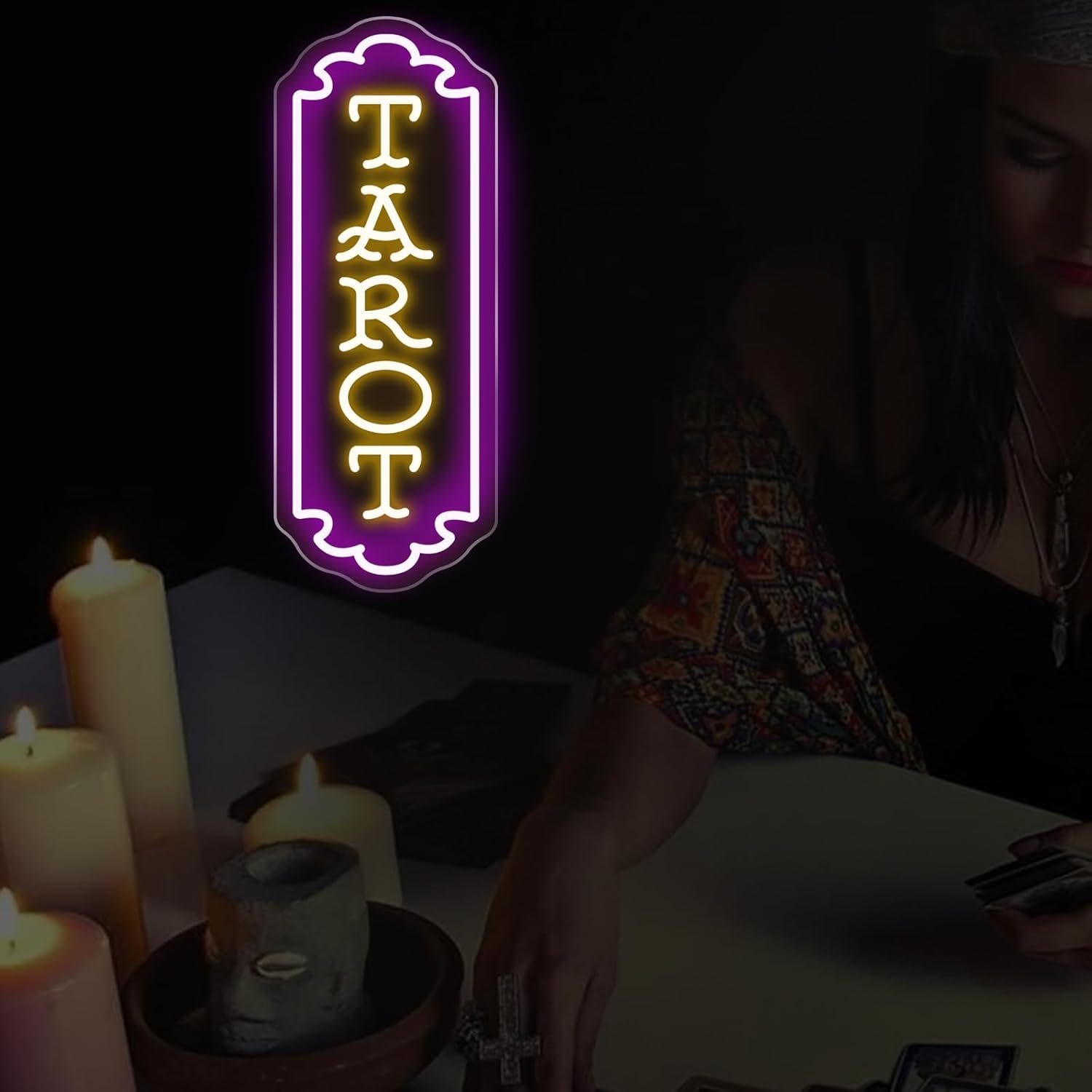 Letrero Luminoso de Tarot con  - Room Lighting Bedroom Decor reseña y precio