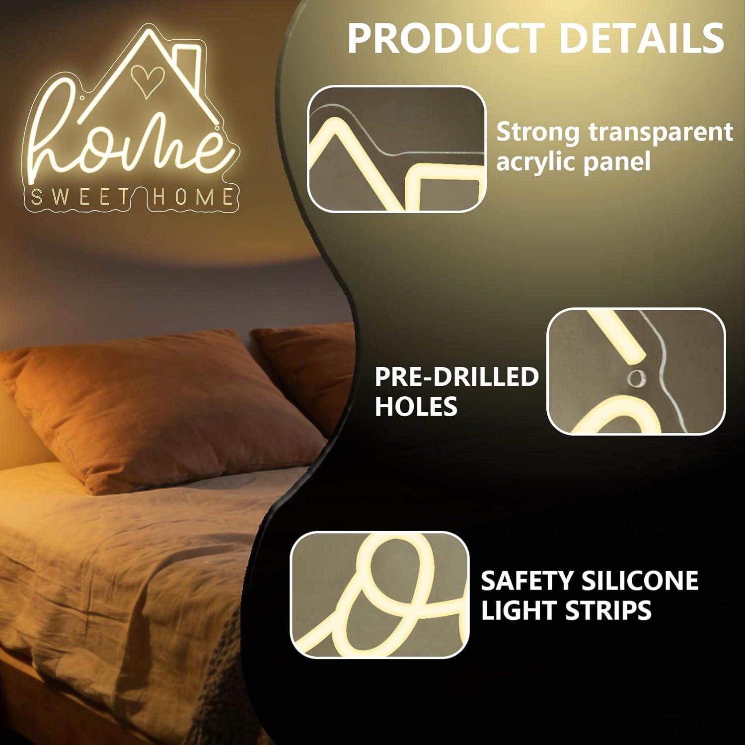Letrero Luminoso LED USB Regul - Room Lighting Bedroom Decor reseña y precio