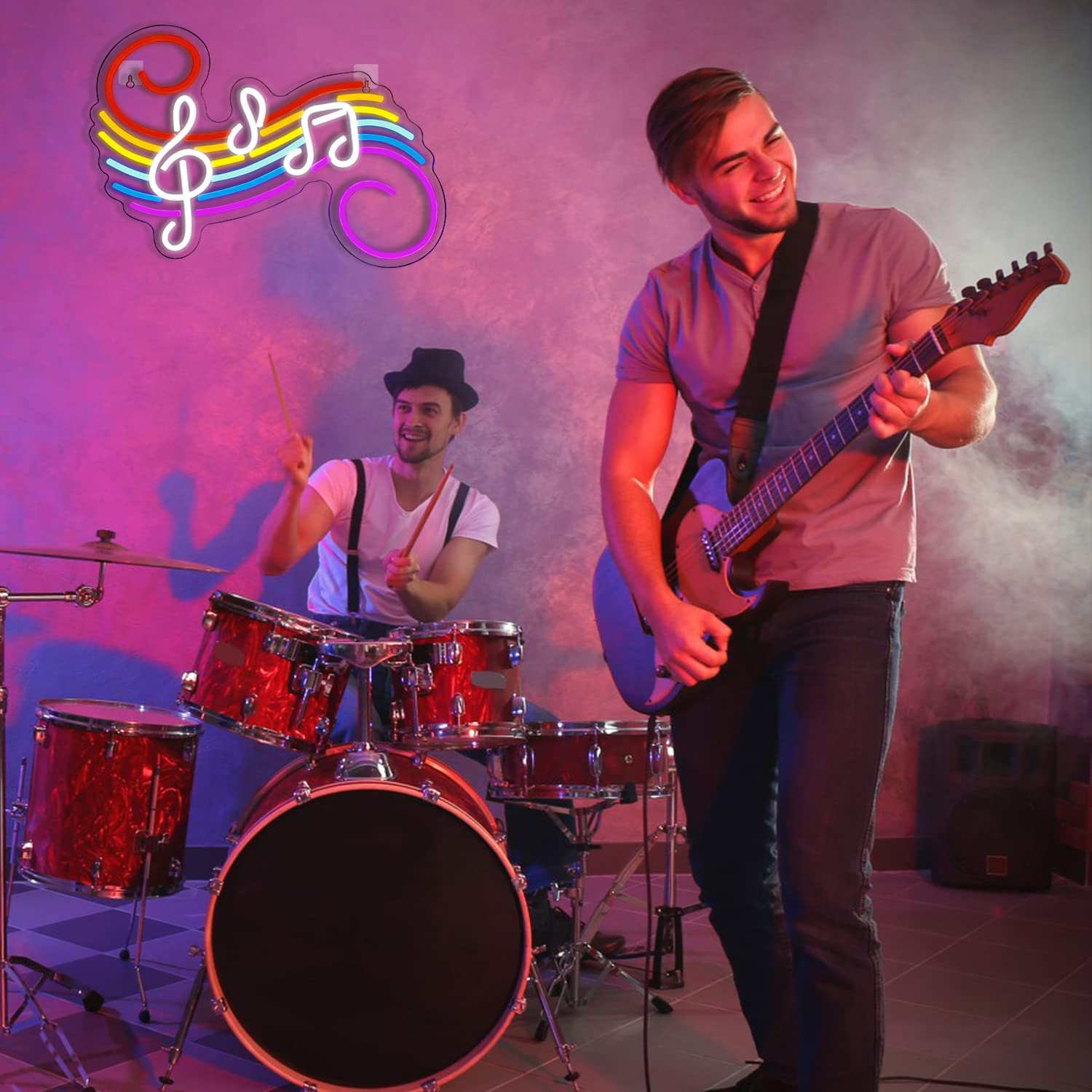 Letrero de Neón con Notas Musi - Lighting Decoration For Wedding reseña y precio