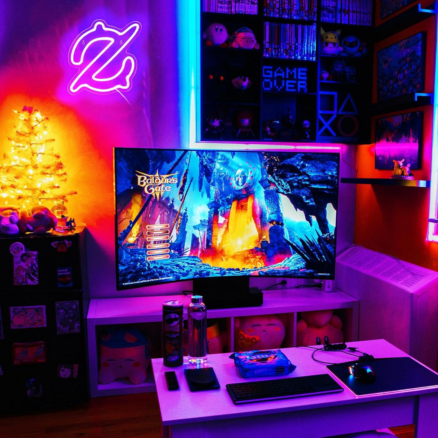 Letrero Luminoso LED de Neón G - Room Lighting Bedroom Decor reseña y precio