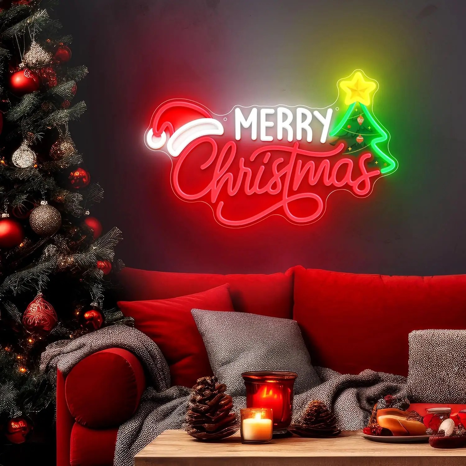 Letrero de Neón LED para Árbol - Wall Decor Lighting Tree reseña y precio