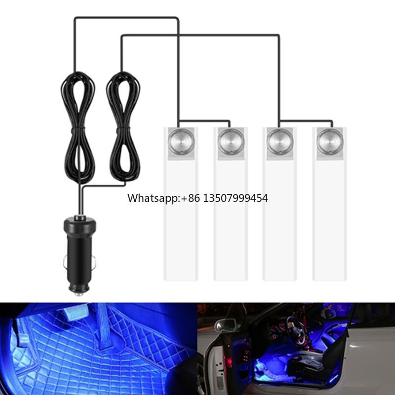 Luz ambiental para coche, lámp - Lighting Decor reseña y precio