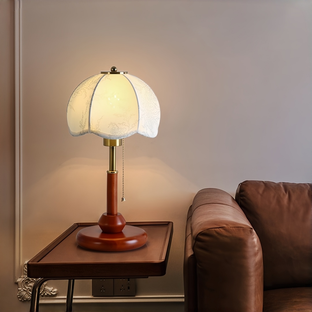 Lámpara de Mesa Vintage con Fo - Room Lighting Bedroom Decor reseña y precio