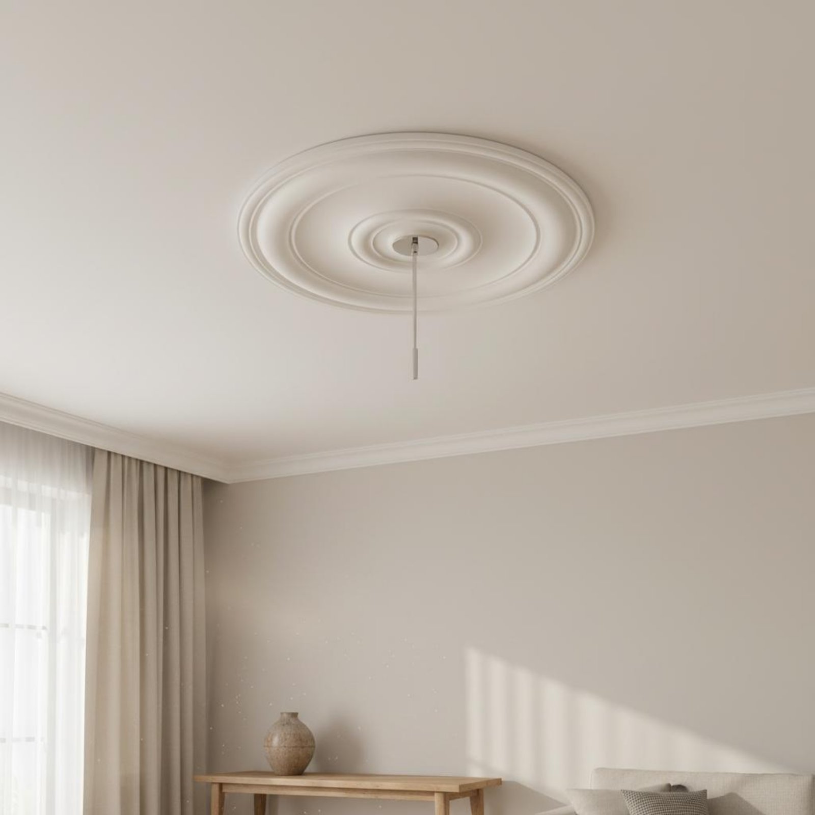 Medallón de Techo Redondo, Dis - Lighting Decor reseña y precio