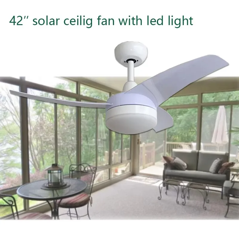 Ventilador de Techo Solar de 4 - Homestead Lighting & Decor Oconomowoc reseña y precio