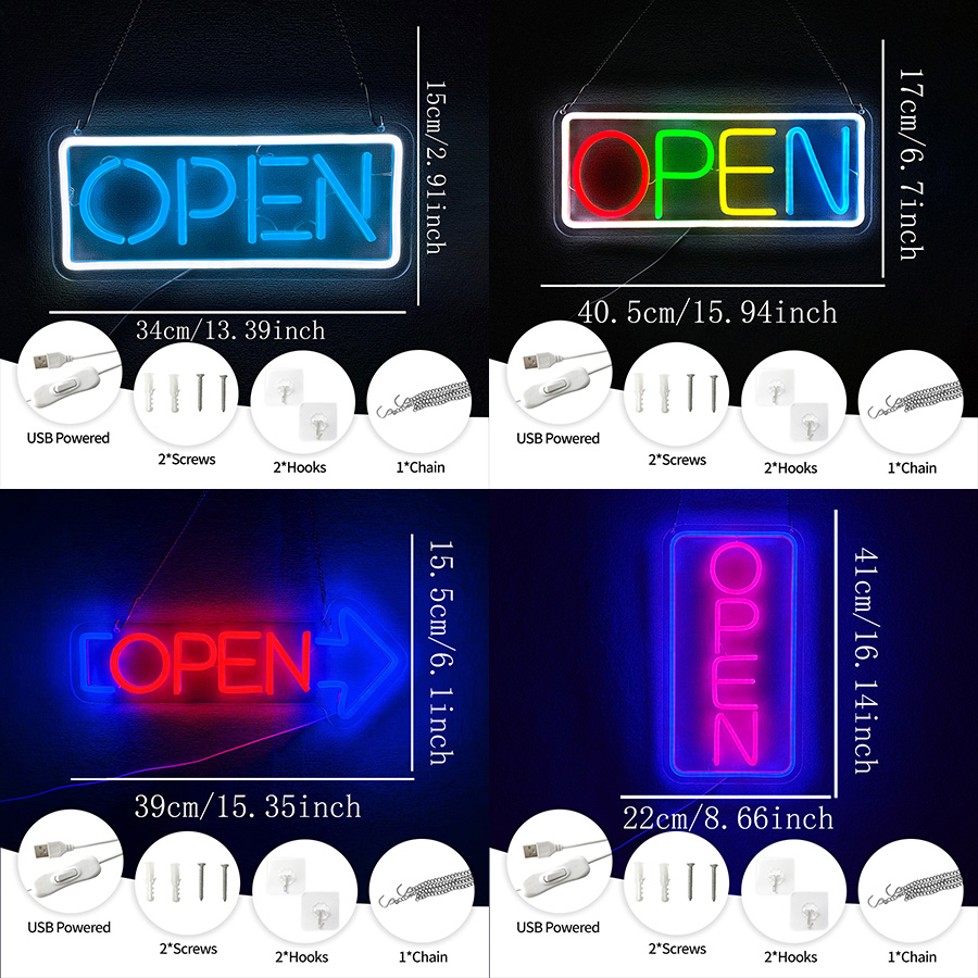 Letrero de neón de la serie Op - Restaurant Lighting Decoration reseña y precio