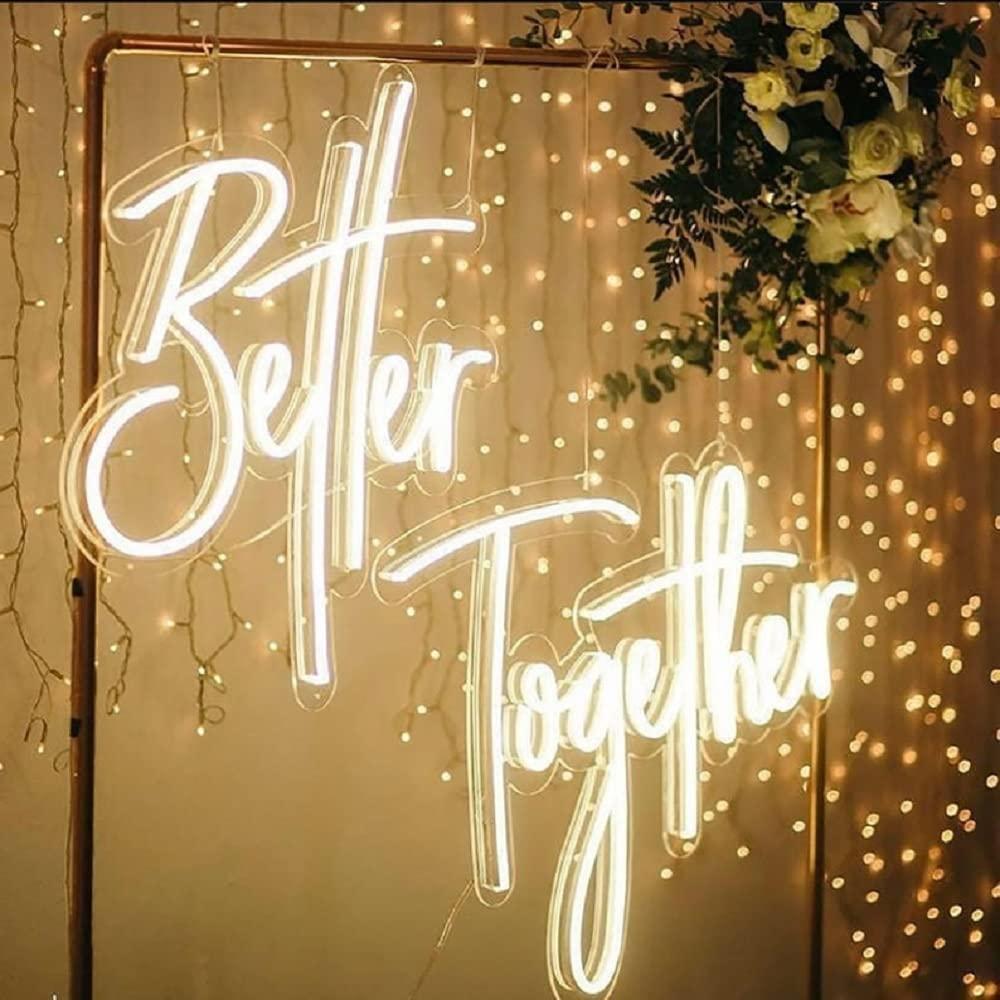 Letrero de Neón 'Better Togeth - Room Lighting Bedroom Decor reseña y precio
