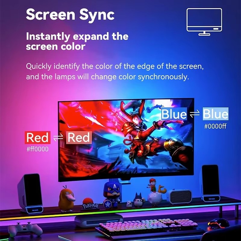 Tira de Luces RGB para Juegos, - Ambient Led Strip reseña y precio