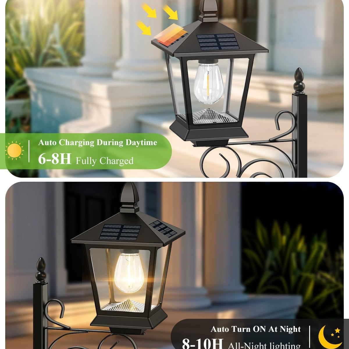 Lámpara Solar 2 en 1 para Jard - Decor Lighting Floor Lamps reseña y precio