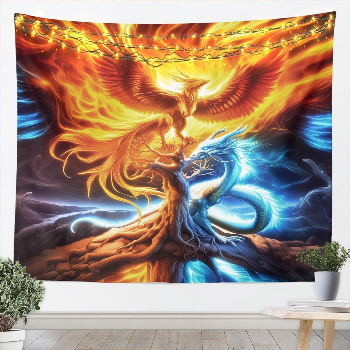 Tapiz de Pared con Diseño de Á - Wall Decor Lighting Tree reseña y precio