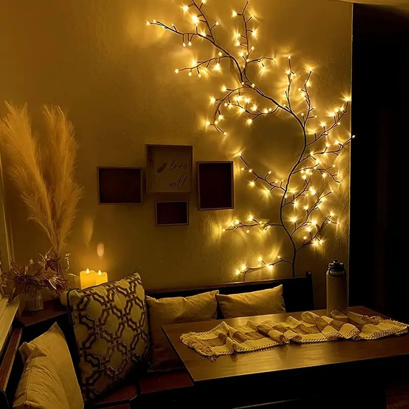 Tira de luces LED de 144 LED,  - Wall Decor Lighting Tree reseña y precio
