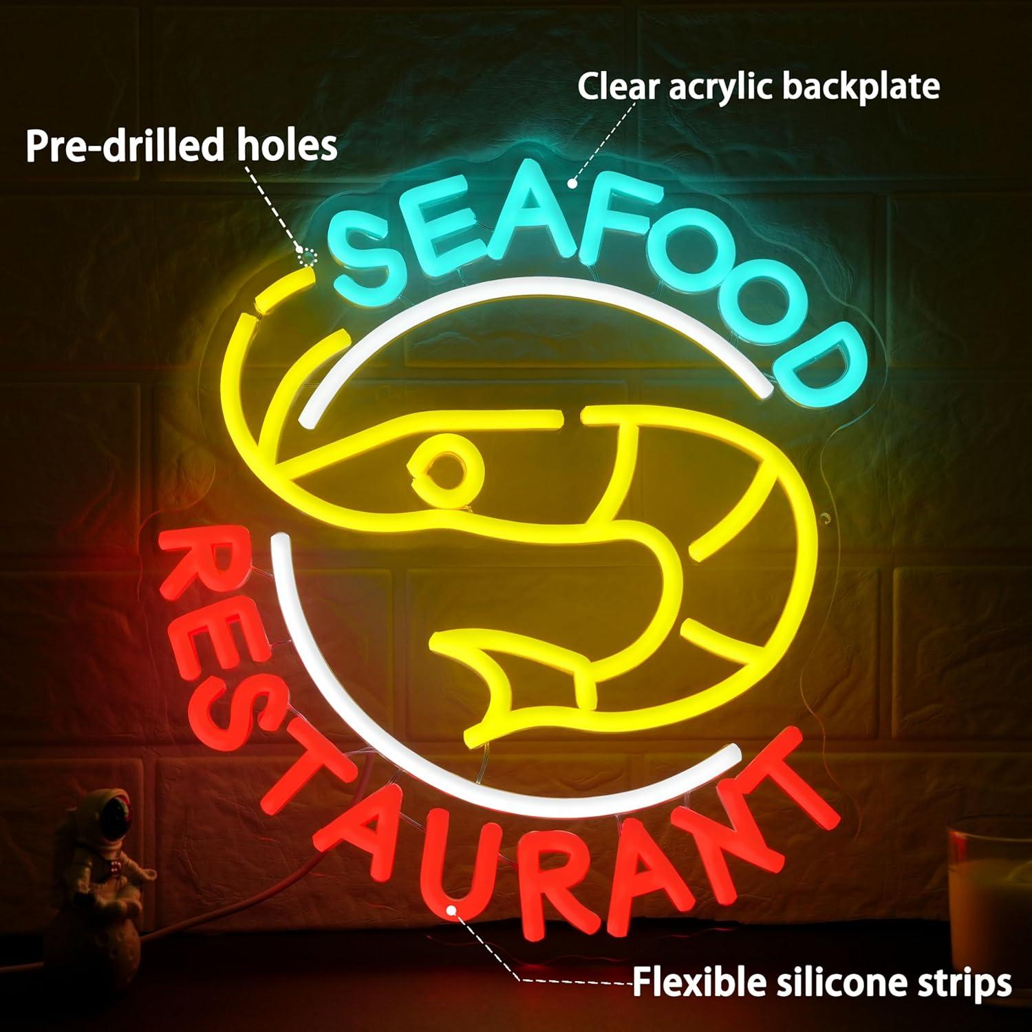 Letrero de Neón para Restauran - Restaurant Lighting Decoration reseña y precio