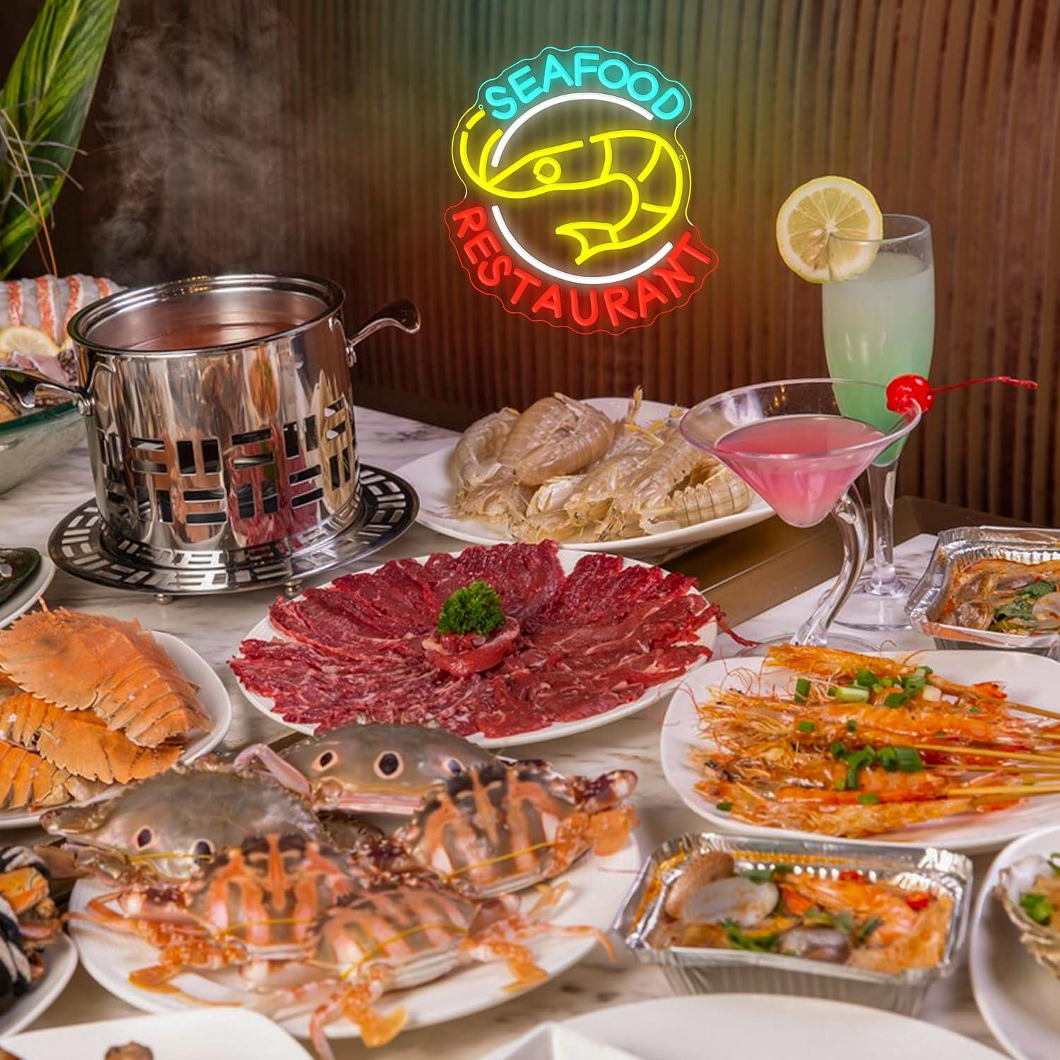 Letrero de Neón para Restauran - Restaurant Lighting Decoration reseña y precio