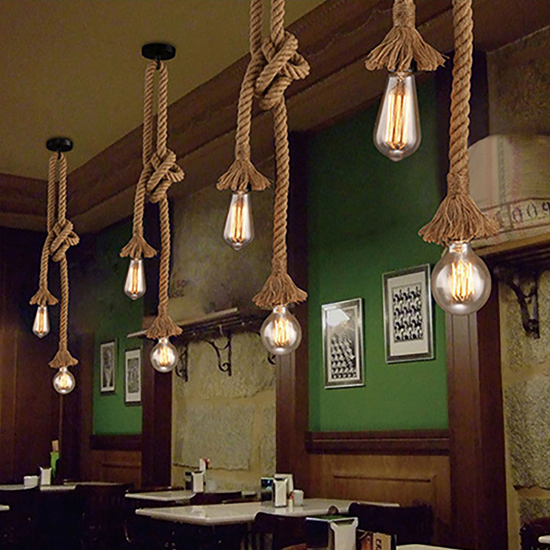 Nueva Lámpara Colgante de Cuer - Restaurant Lighting Decoration reseña y precio