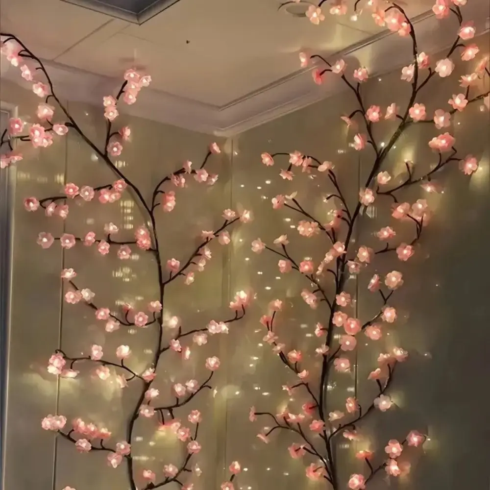 Flor de cerezo, sauce, vid, ra - Wall Decor Lighting Tree reseña y precio