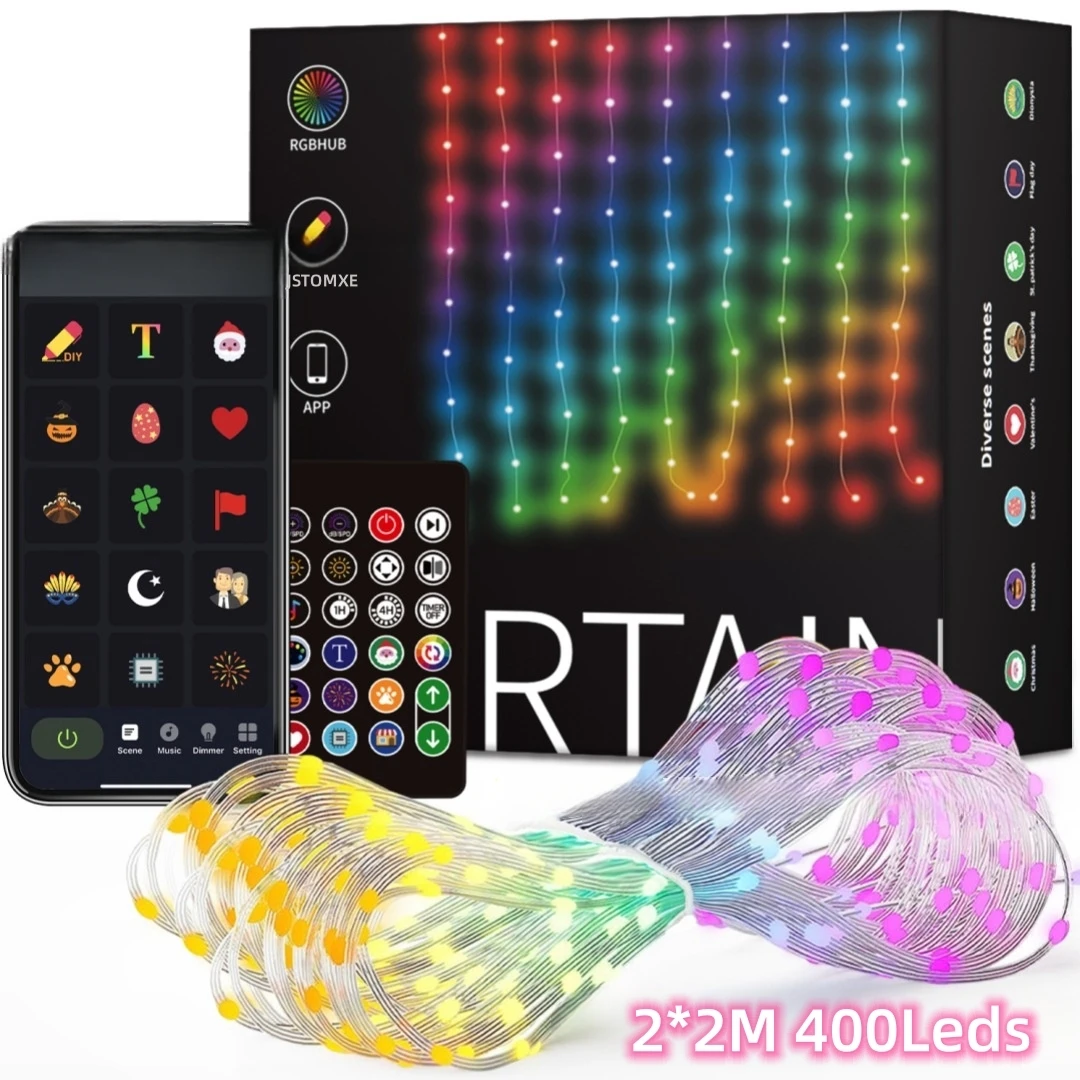 Guirnalda de luces de cortina  - Fairy Light Curtain reseña y precio
