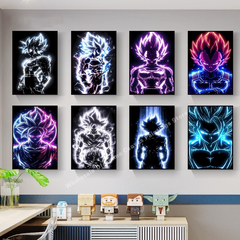 Póster con efecto de luz de ne - Lighting Effect Home Decor reseña y precio