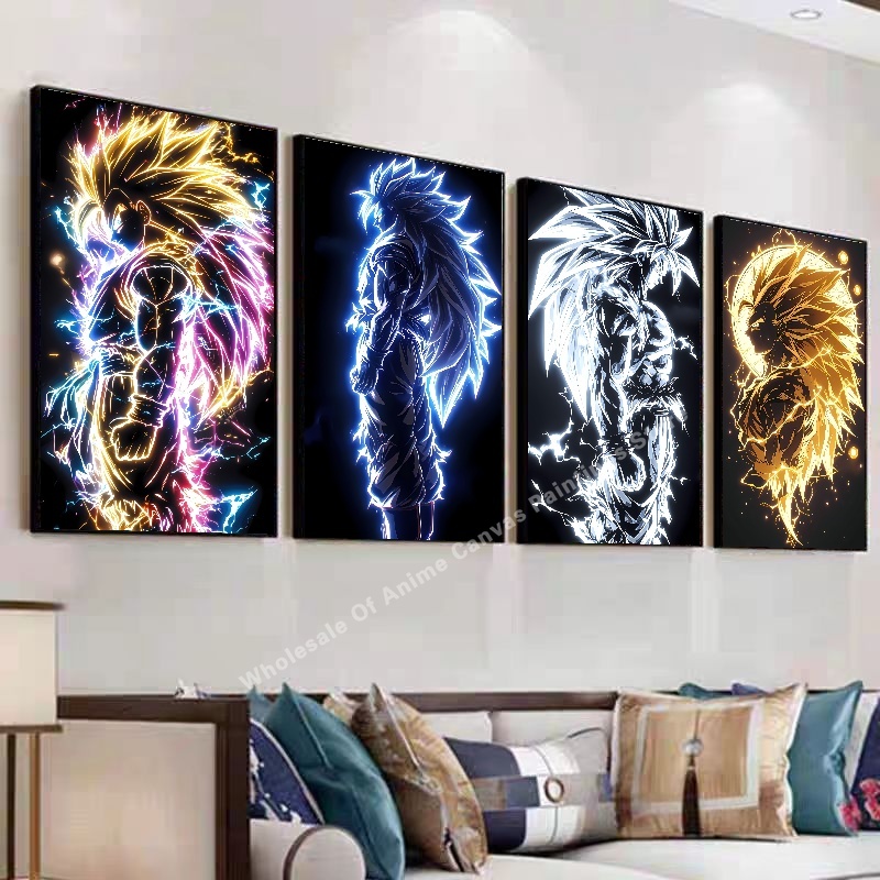 Póster con efecto de luz de ne - Lighting Effect Home Decor reseña y precio