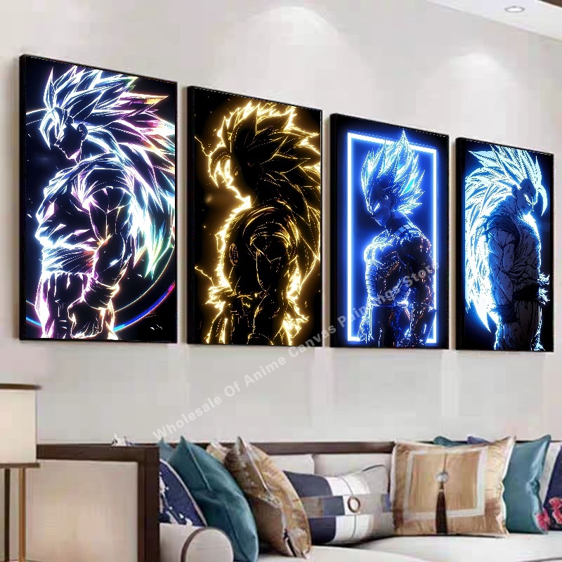 Póster con efecto de luz de ne - Lighting Effect Home Decor reseña y precio