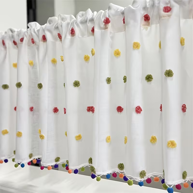 1 unidad de cortina de pompone - Fairy Light Curtain reseña y precio