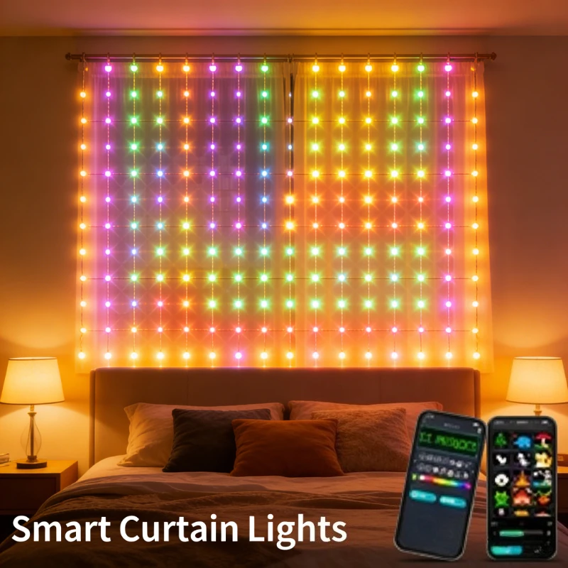 Cortina Inteligente de 400 LED - Fairy Light Curtain reseña y precio
