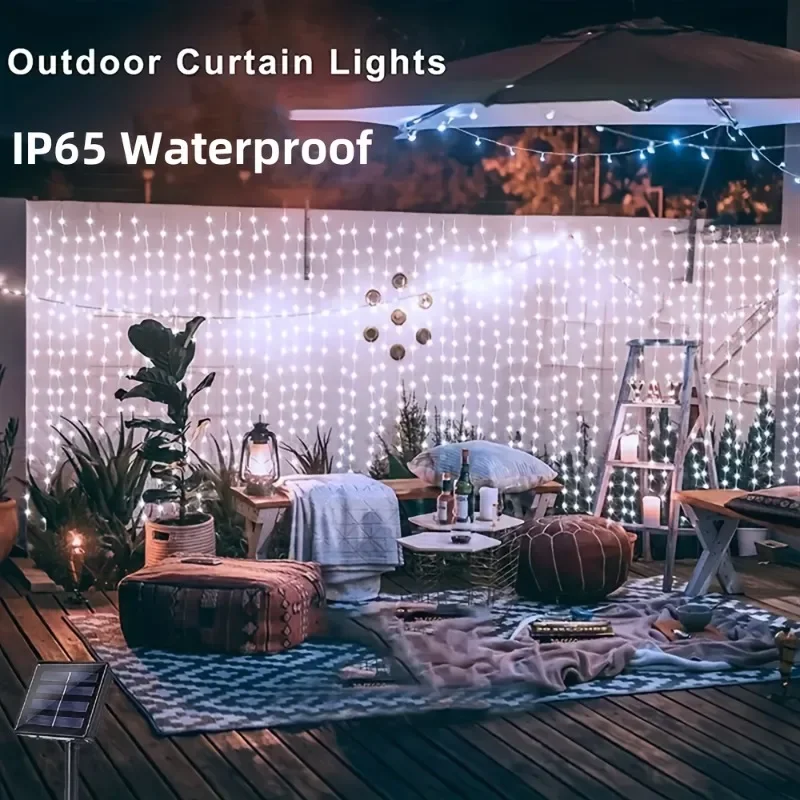Guirnalda de Luces Solares par - Fairy Light Curtain reseña y precio
