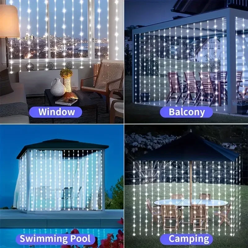 Guirnalda de Luces Solares par - Fairy Light Curtain reseña y precio