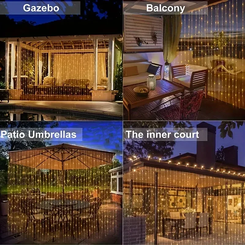 Guirnalda de Luces Solares par - Fairy Light Curtain reseña y precio