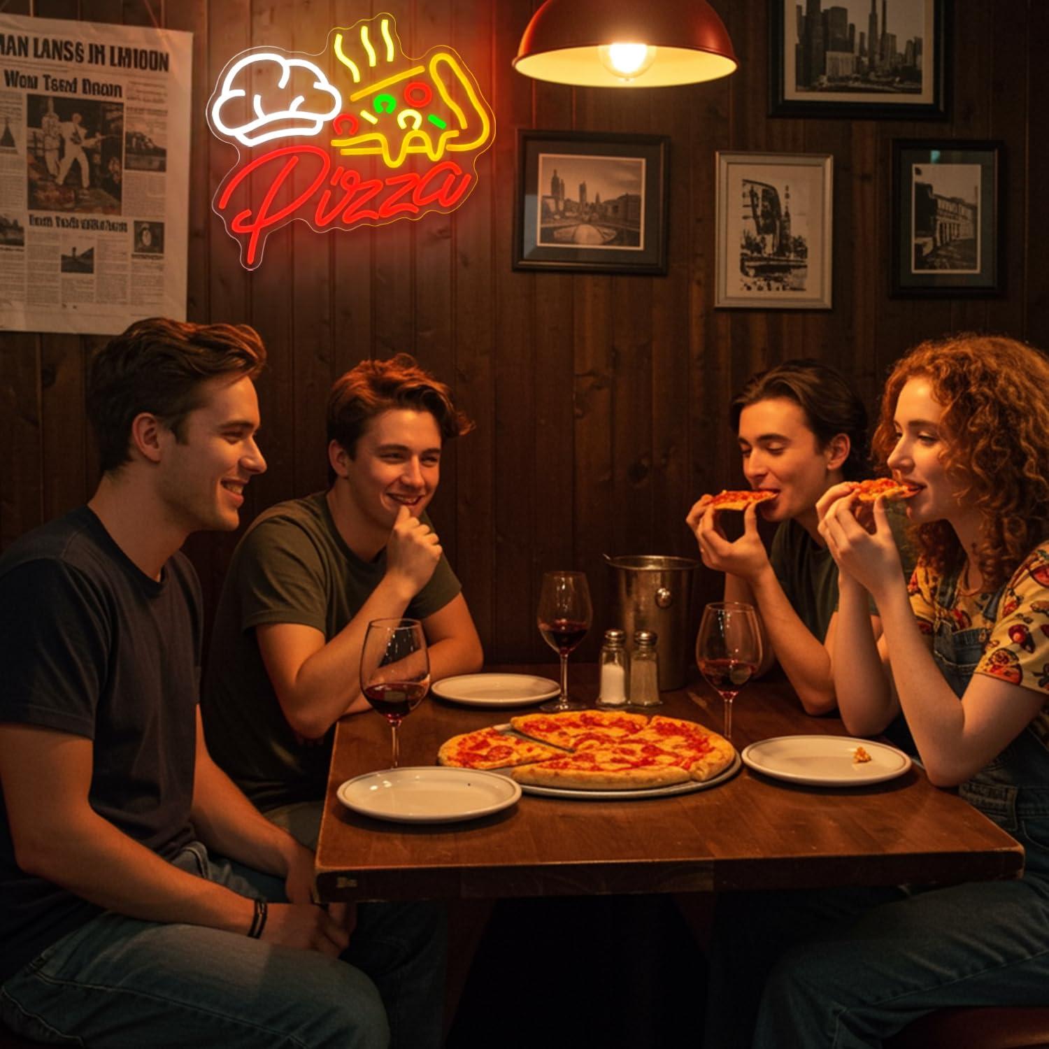 Letrero Luminoso de Pizza, Luc - Restaurant Lighting Decoration reseña y precio